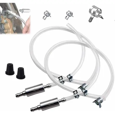 Brake Bleeder Tool One Way Check Valve Tube Bleeding Tool Kit for Motorcycle Clutch Brake Bleeder Kit for Hydraulic System Bleeding One Way Brake Bleeder Valve for Car Motorbike
