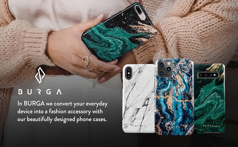 BURGA Case for iPhone 16 Pro - Trendy, Aesthetic, Cute, Pattern Phone Cover, Fall Collection, Max Protective - fits Apple iPhone 16 Pro Case, Cobertor para iPhone16 Pro Cases