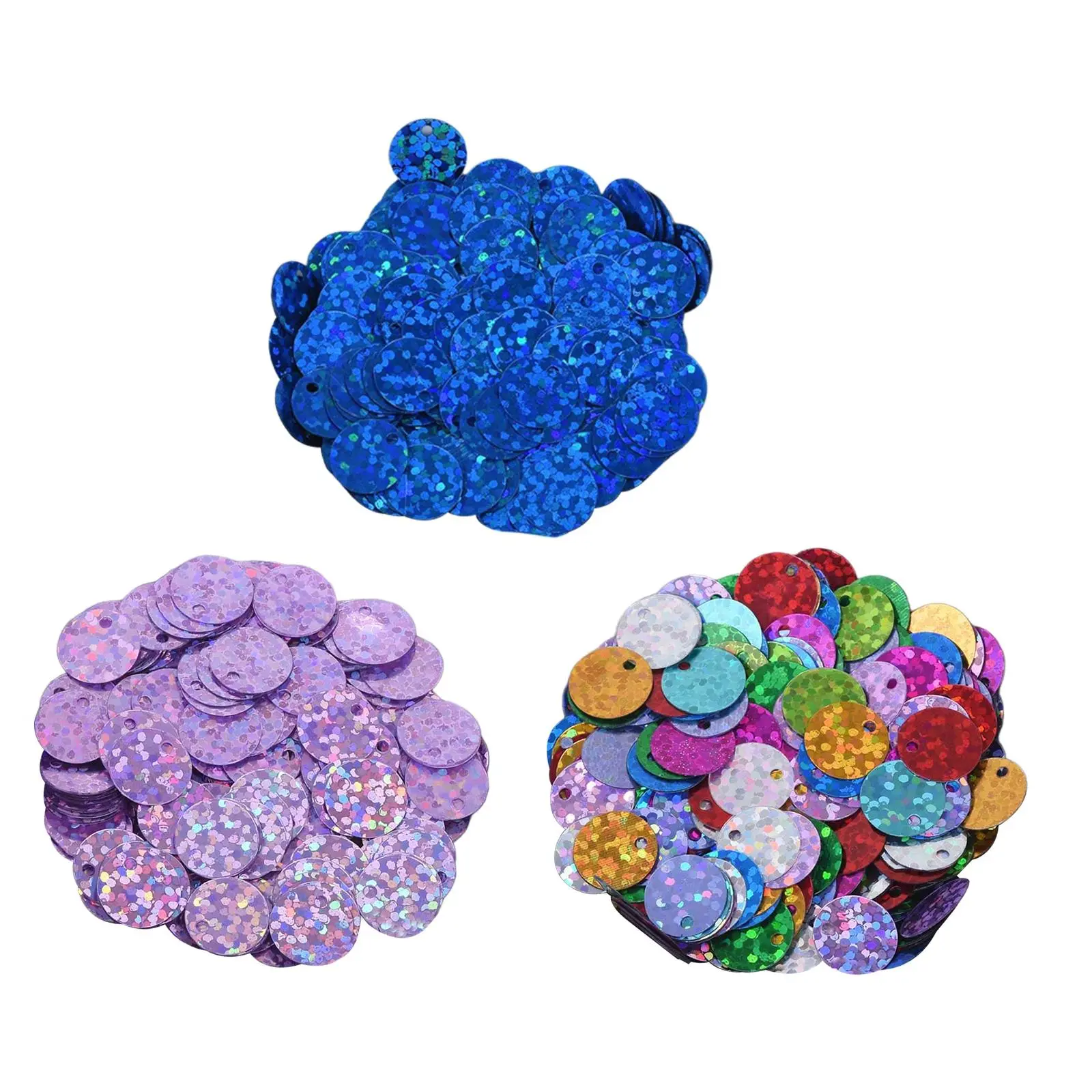 300x 10mm Flat Round Loose Sequins Art Crafts Embellishment Sequins Spangles
