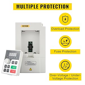 Spring new arrivals VFD 3KW 220V 4HP, 1 or 3 Phase Input, 3 Phase Output Variable Frequency Drive, AC 14A 0~1000HZ CNC Motor Inverter Converter for Motor Speed (RS485)