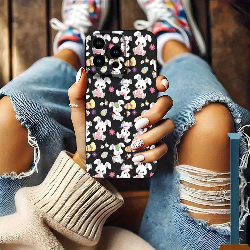 A simple Easter Egg Pattern Phone Case, TPU Shockproof Full Protection Case, Suitable for iPhone 17/16/15/14/13/12/11 PRO MAX PLUS AIR E XS and PROMAX MINI, Ideal Gift for Friends and Family, MS2272
