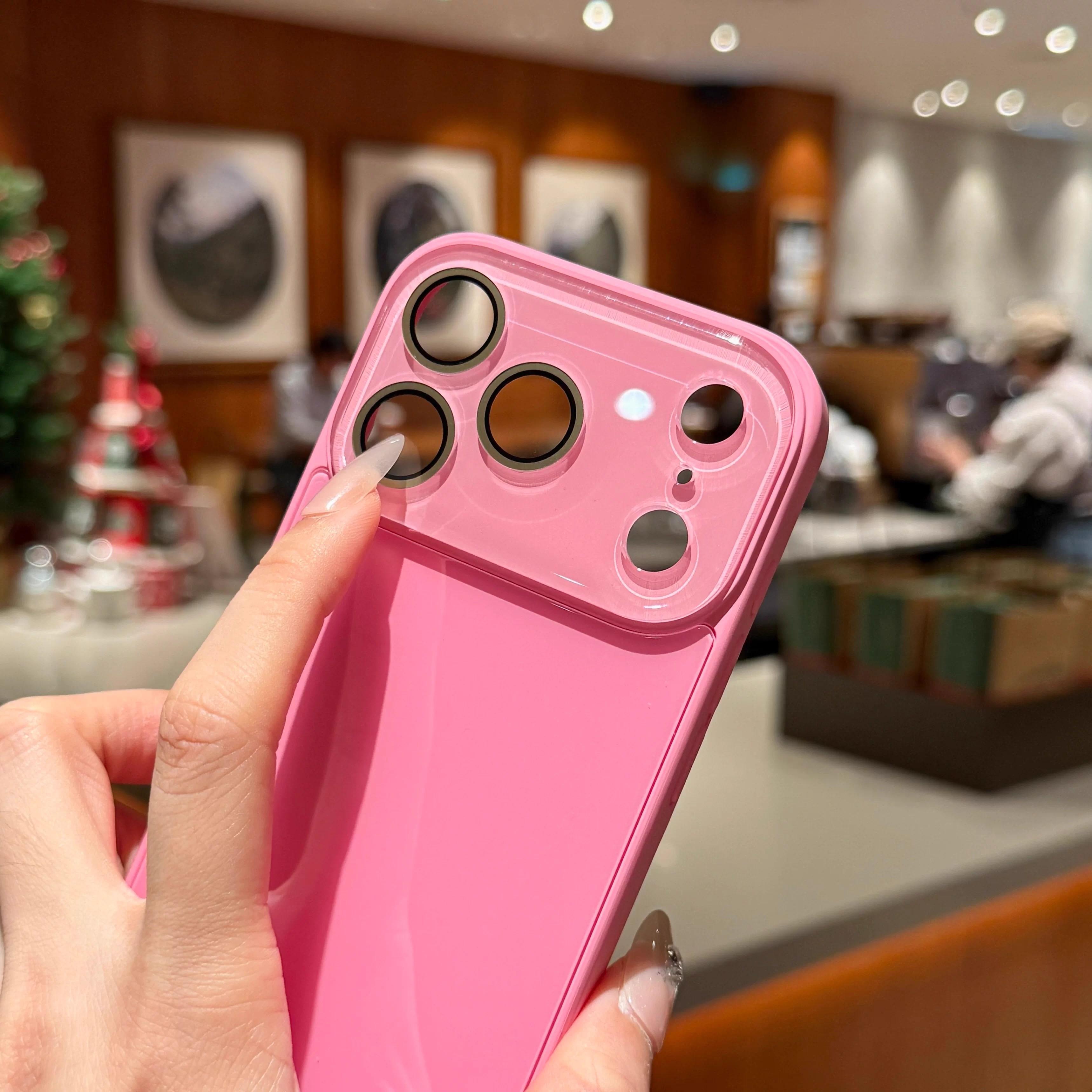 Skin-Feel Crystal Clear Phone Case for iPhone 17/16/15/14/13 Pro Max Plus , Premium Soft Bumper Shockproof Protective Cover in Solid Colors