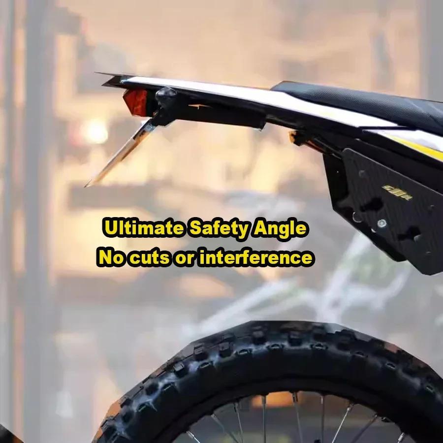 For Surron Ultra Bee Modified License Plate Bracket Modified Tail Light Holder Kit Quick Release Design UB License Plate Bracket