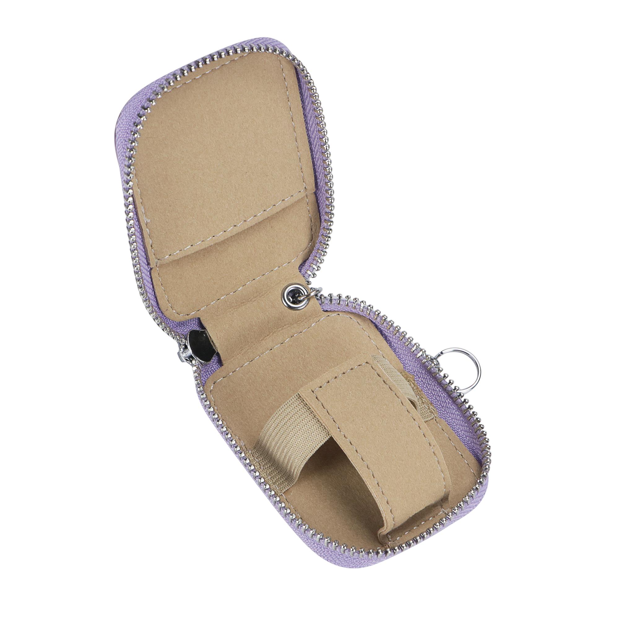 Royal Bagger Mini Earphone Bag Genuine Leather Zipper Key Wallet with Keychain, Portable Headphone Case for Men & Women 3901 Royal Bagger Mini Earphone Bag Genuine Leather Zipper Key Wallet with Keychain, Portable Headphone Case for Men & Women 3901