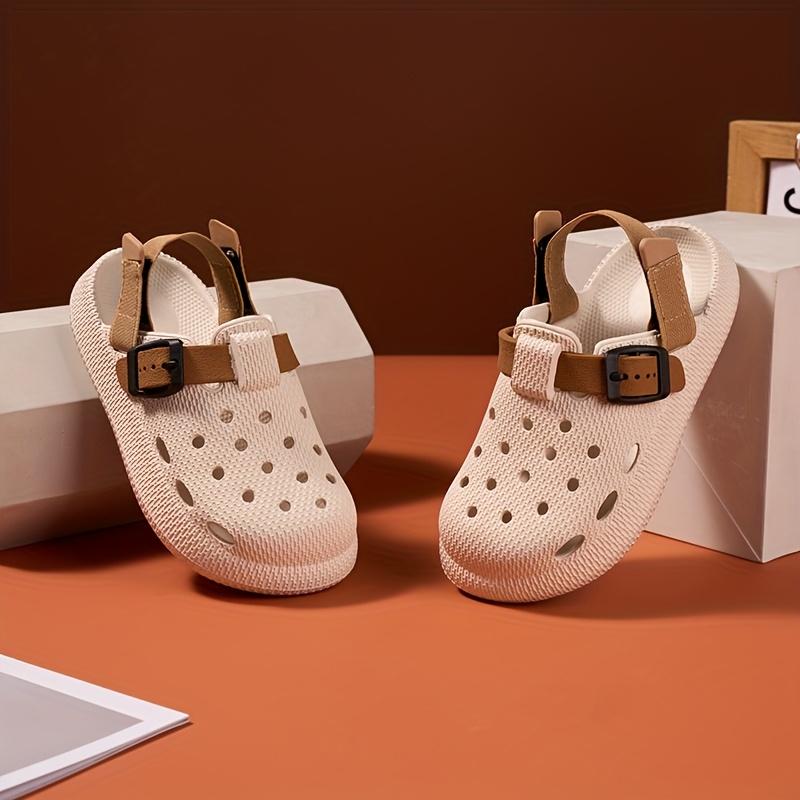 Kids Summer Sandals Soft Soled Non Slip Durable Home Outdoor Casual Half Drag Design Heel Boys Beach Footwear