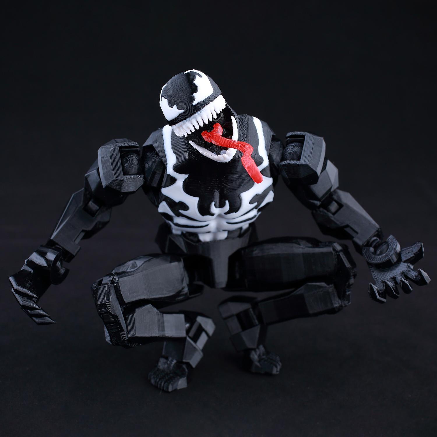 9L3D Printed Venom Spider-Man Lucky13 Dummy13 Action Figures Multi-Jointed Shapeshift Mannequin Anime Collectible Toys Gifts​