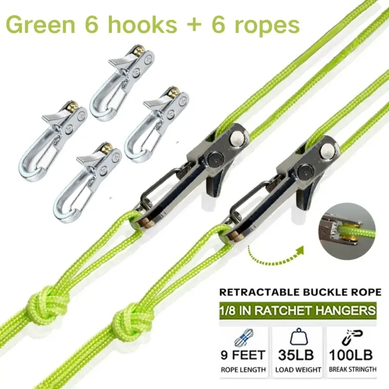 Adjustable Buckle Rope Tool and Tensioner, Alloy Clip, Ideal for Camping Tent Setup, Waterproof Fabric Binding, Hammock Installation, Outdoor Gear Fixing, Camping Equipment