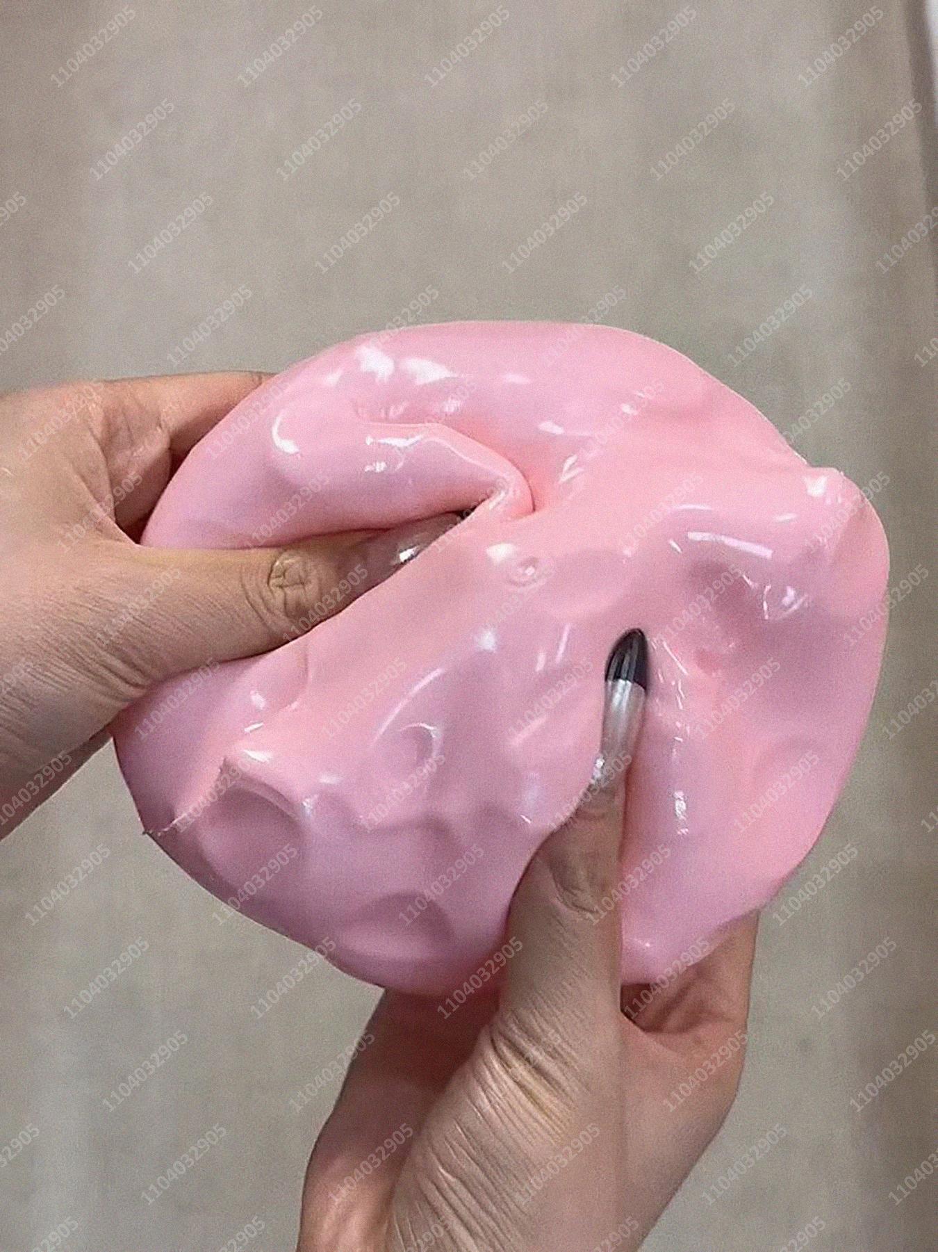 Jumbo Cheese Cube Stress Ball Big Cheese Shapeable Squeeze Ball Non-Bounce Fidget Toy ASMR Sensory Anti-Stress Christmas Gift