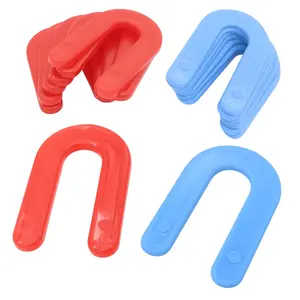 200 Pack Horseshoe Shims Tile Spacers 1/8 Inch 1/16 Inch U Shaped Plastic Shims for Leveling Red Blue