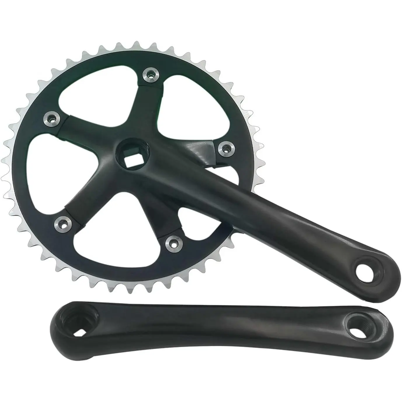 Urban Folding  Crankset Single  Disc 44T 130BCD 170mm Crank Set is Suitable for  Single Speed Bicycles