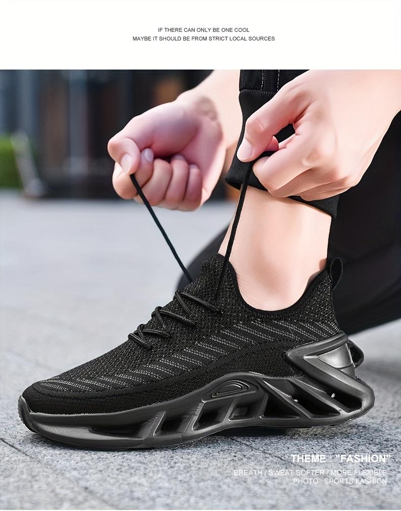 Lightweight hollowed-out cable knit platform casual shoes, Flyknit breathable unisex running shoes, lightweight casual tennis shoes comfortable ankle sock shoes, non-itness shoes breathable mesh men's walking sneakers, foam running basketball shoes.