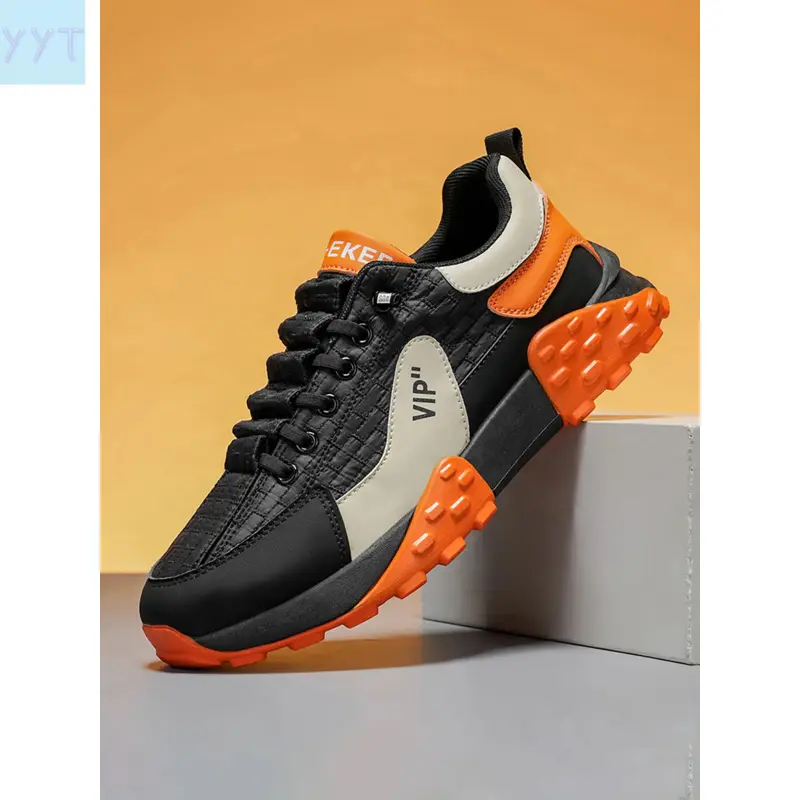 YYT1 Fashion Men's Sport Casual Shoes, Sneakers, Casual Trendy Sneakers, Comfortable Athletic Sneakers Daily Wear, Stylish Low-Top Trainers Running & Walking, Thick Sole Sneakers, Low Sneakers
