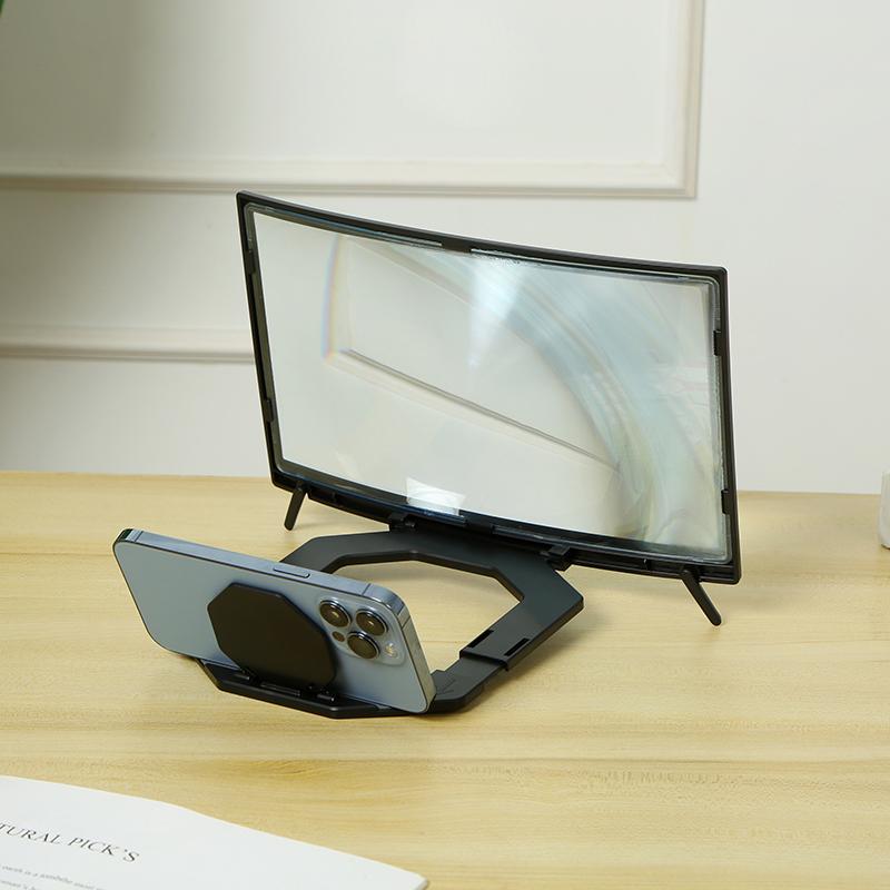 14 Inch Curved Screen Phone Screen Magnifier, Ultra-Clear Lens Phone Screen Magnifier, 1 Count Phone Screen Magnifier for 4-6.6 Inch Phone