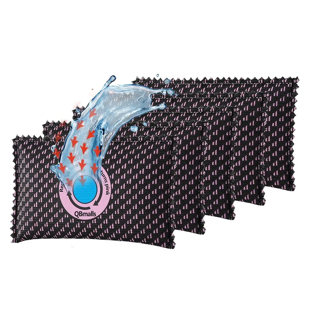 Silicone Moisture Absorber, 5/10pcs Silica Gel Desiccant, Desiccant Dehumidifier for Closets, Drawer, Luggage and Small Space