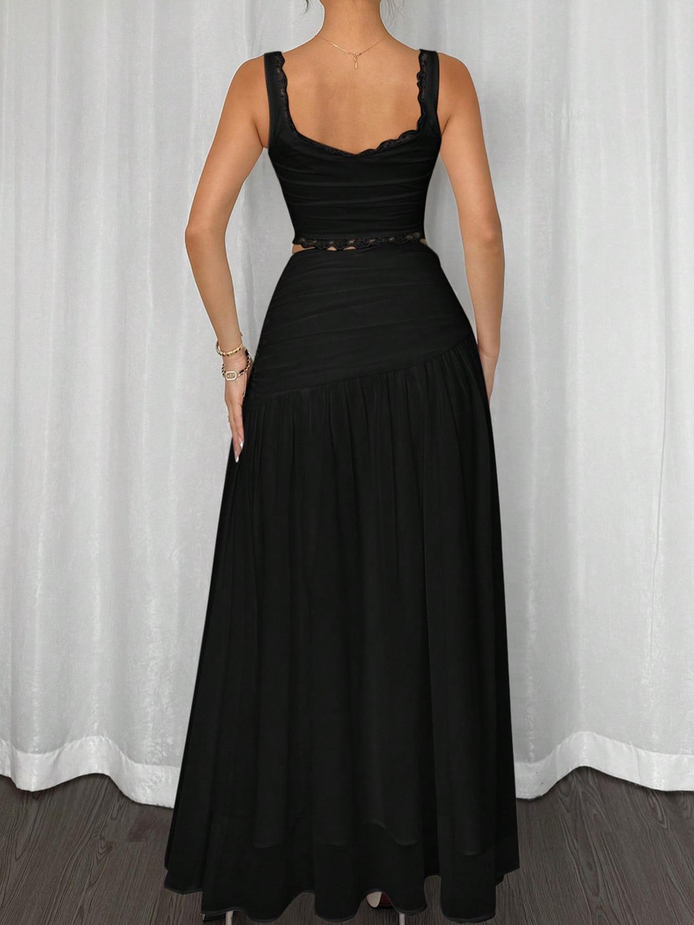 Women's Plain Skirt, Elegant A Line Skirt for Beach Holiday Vacation, Ladies Clothes for All Seasons, Solid Color Skirt