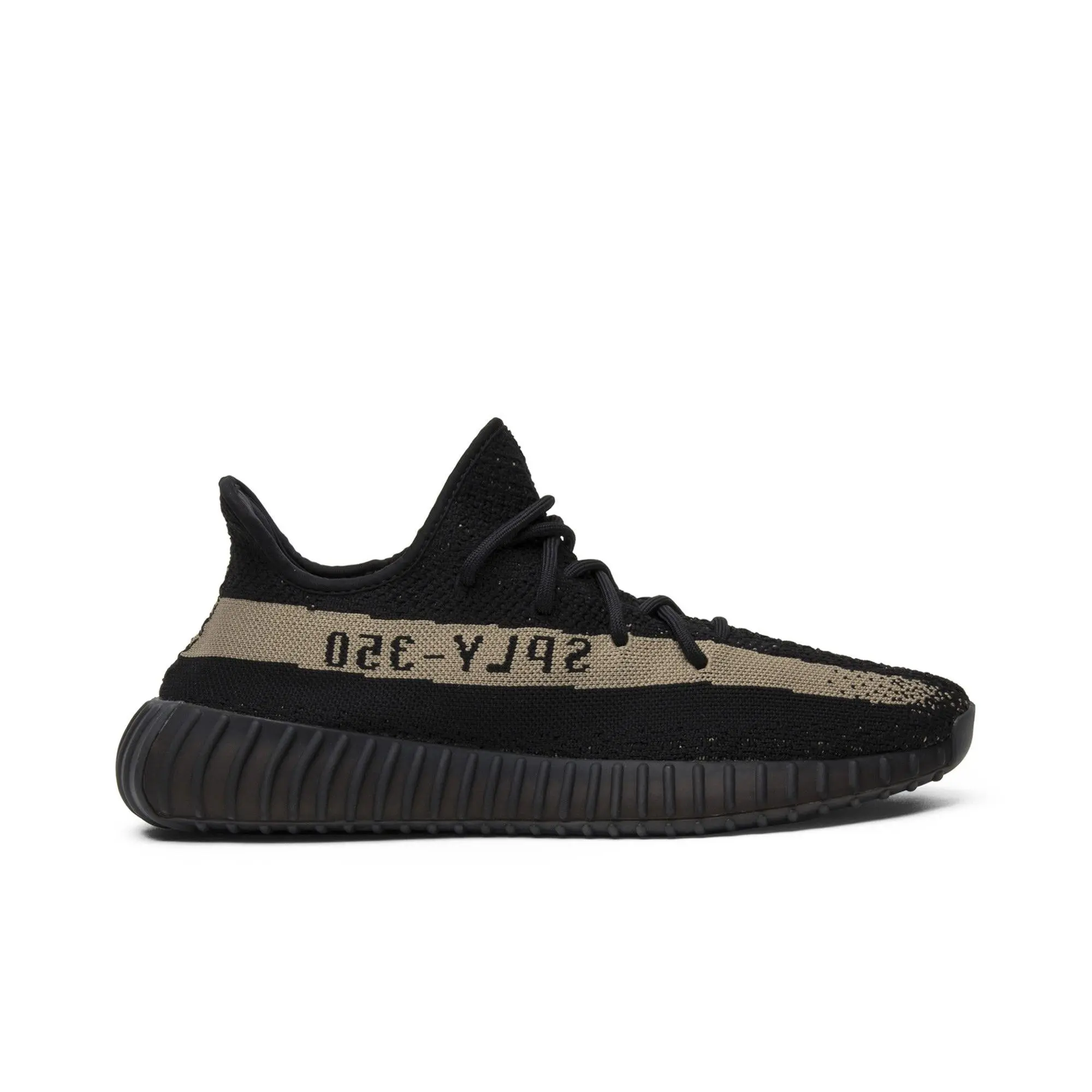 Adidas Yeezy Boost 350 V2 'Green' (BY9611) Unisex Core Black/Green/Core Black Sports & Outdoor Skateboarding Shoes, Breathable Knit Upper Calico Footwear, Lace-Up Casual Daily Wear Shoes