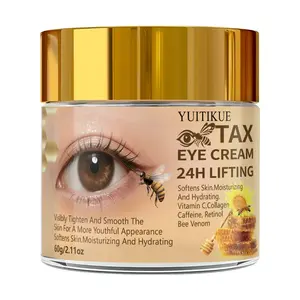 Yuitikue All-Season Bee Venom Eye Cream 60g, Deep Hydration, Smooths Wrinkles, Tightens Loose Skin, Even Tone, Brightening Effect