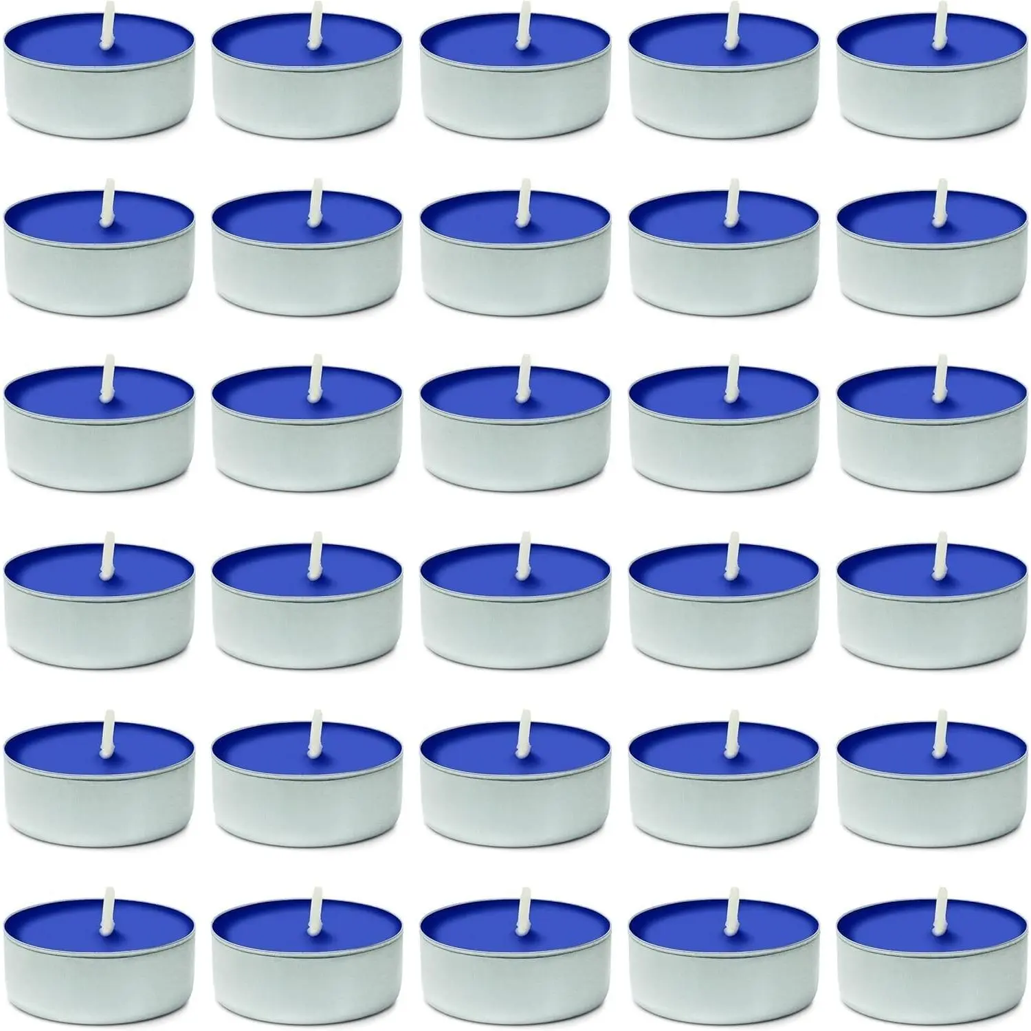 Blueberry Scented Tealights, Pleasant Fragrance (Pack of 30)