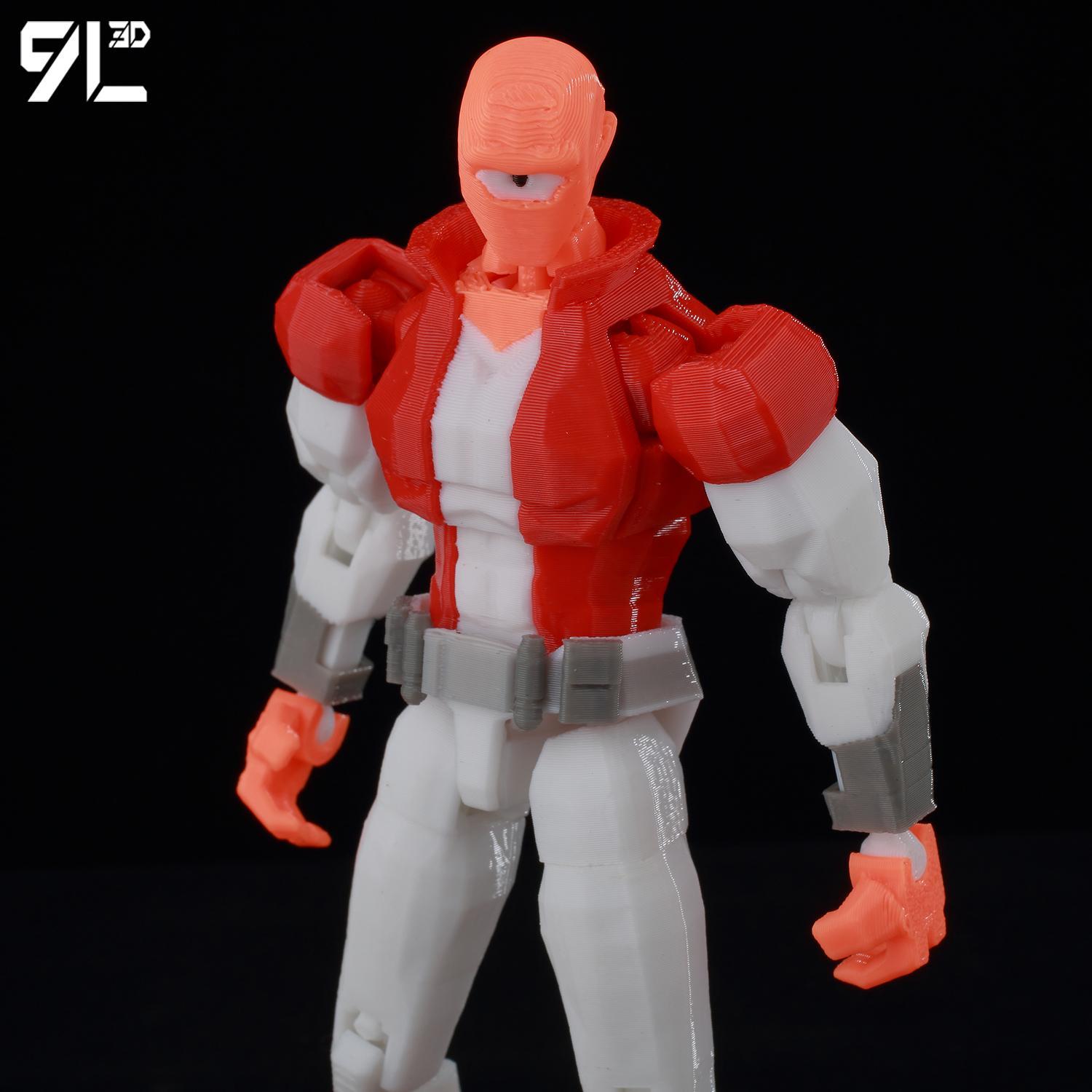 9L3D Printed Invincible Toy Action Figures Anime Model Lucky Dummy13 Superheroes One-Eyed Allen Multi-Jointed Toy Ornaments Gift 9L3D Printed Invincible Toy Action Figures Anime Model Lucky Dummy13 Superheroes One-Eyed Allen Multi-Jointed Toy Ornaments Gift