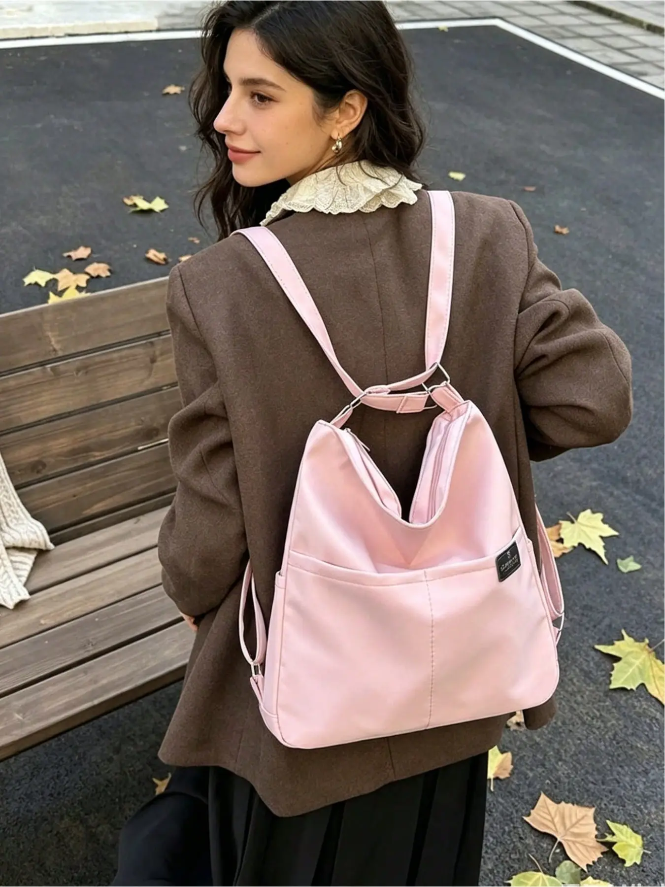 2026 Fall Winter New 3-in-1 Backpack, large capacity convertible shoulder, crossbody & hand tote. Suitable for daily commute, travel and school, ideal gift for back-to-school, birthday and Teacher’s Day.