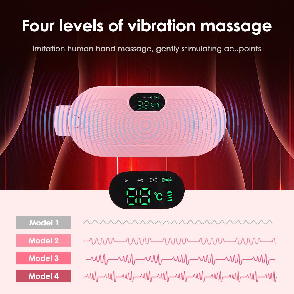 Electric Menstrual Belly Warming Belt, 1 Set Cordless Massage Belly Belt, Portable Hot Compress Massage Abdominal Waist Belt for Women, Women's Day Gift, Heating Pad, Massage Machine, Massagers