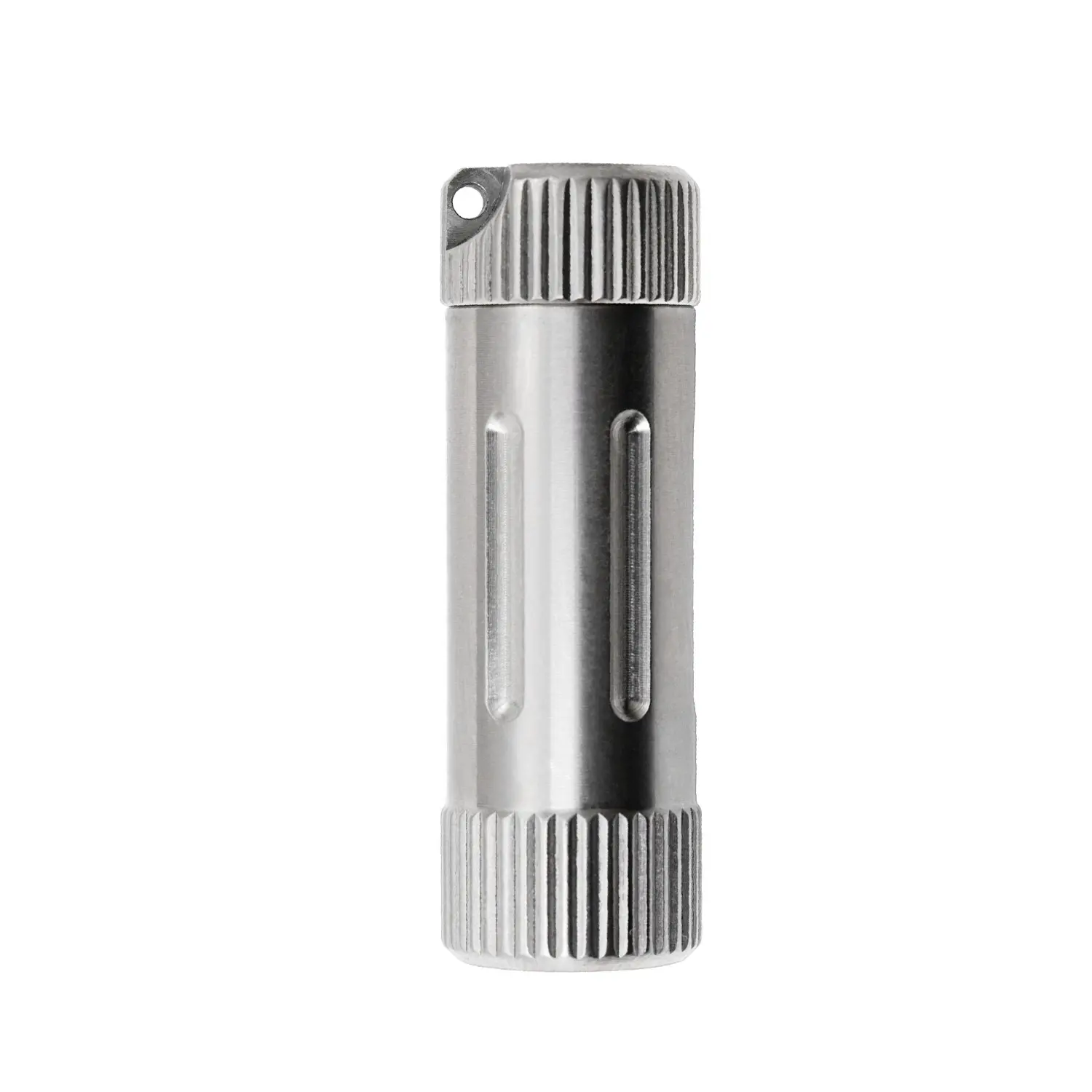 Titanium Pill Box Keychain, Waterproof Sealed Mini Medicine Tablet Holder, Portable Pocket Pill Container, Travel Outdoor Daily Carry
