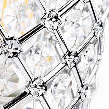 Touch Control Crystal Table Lamp Nightstand Lamps with 2 USB Charging Ports, 3-Way Dimmable, K9 Crystal Decorative Desk Lamp for Bedroom, Girls Guest Room, Living Room, Bulbs Included