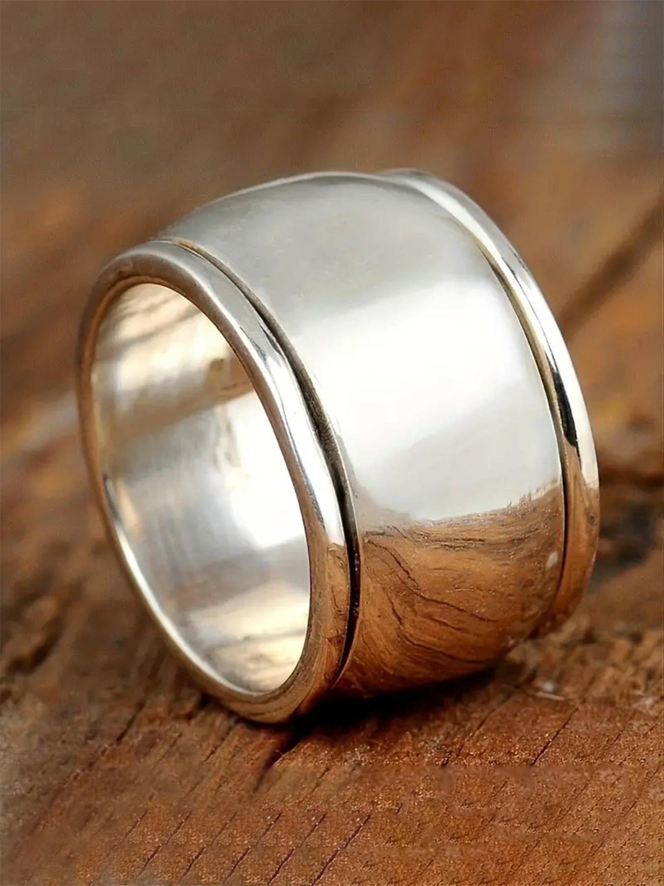 Vintage Simple Ring Fashion Jewelry Accessories for Women, Fashion Jewelry for Party, Daily Clothing Decor, Trendy All-match & Exquisite Jewelry for Birthday Gift