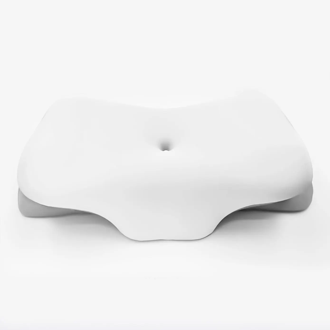 Garvee Ergonomic Cervical Neck Pillow for Side Sleepers, Memory Foam Orthopedic Neck Support Pillow for Pain Relief, Contoured Bed Cushion for Back and Stomach Sleepers, White, 25.6 × 15.7 × 4.3 inch