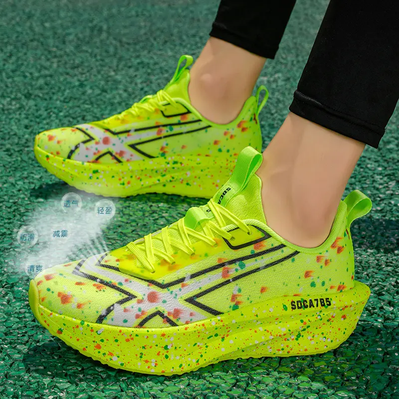 GGOR Professional Track & Field Running Sneakers - Breathable / Sole Training Shoes, Low-Top Athletic Suitable for Gym,, Fitness Testing, Lace-Up Performance for Year-Round Use