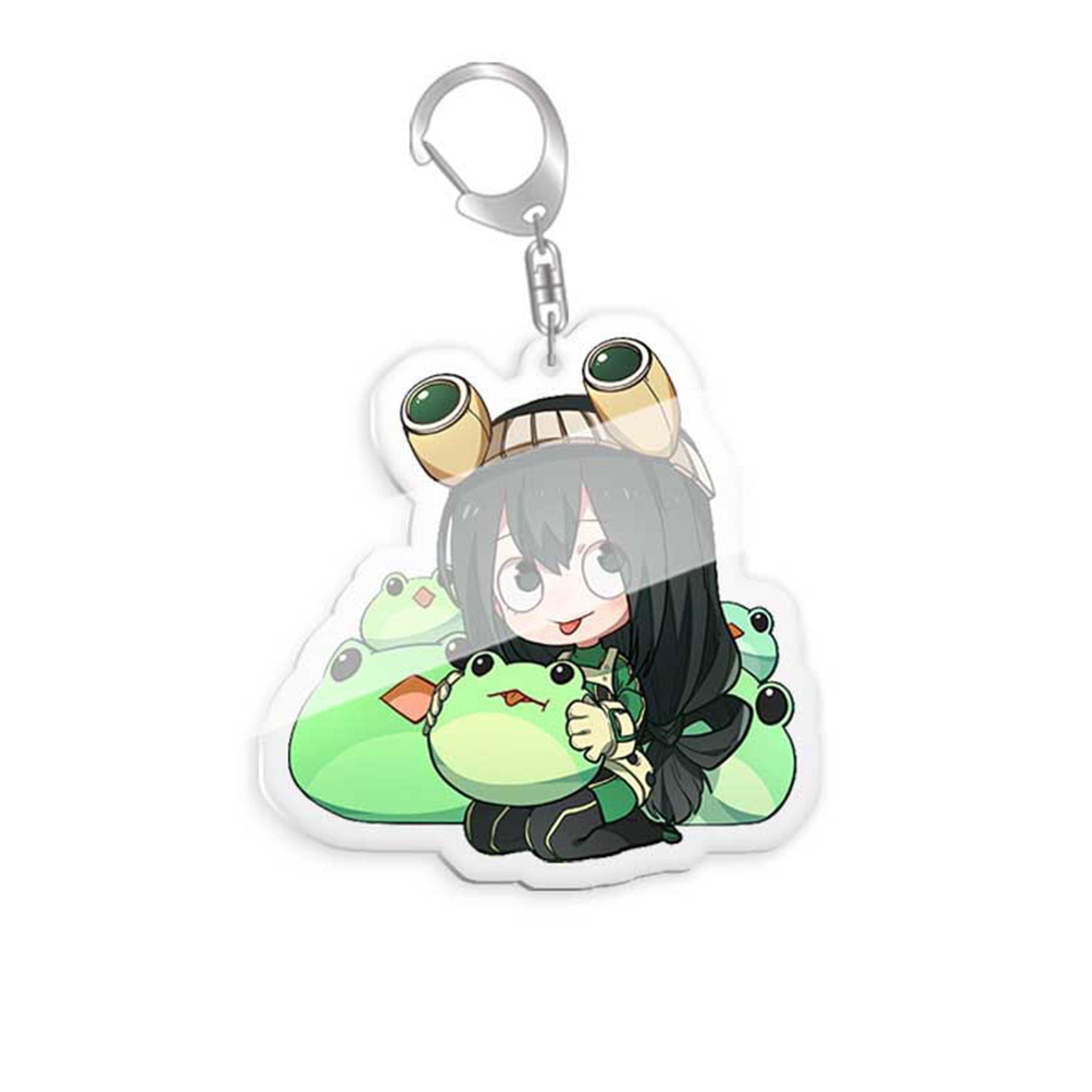 Anime MHA Figure Keychains Anime Keyring Keychain Jewelry Handbag Keyrings Kid Toy Pendant Acrylic KeyChain Fans Collection Gift