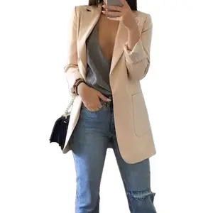 Fashion Slim Fit Cardigan, Elegant Blazer Coat for Women, Commuter Style, Perfect for Office Wear, Stylish and Comfortable Outerwear