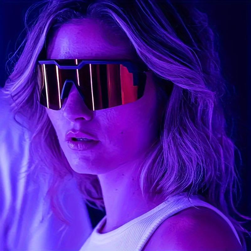 4 Pairs of Stylish Retro Sports Glasses for Men & Women - Black Frames with Colorful Lenses, Ideal for Outdoor Adventures & Everyday Use