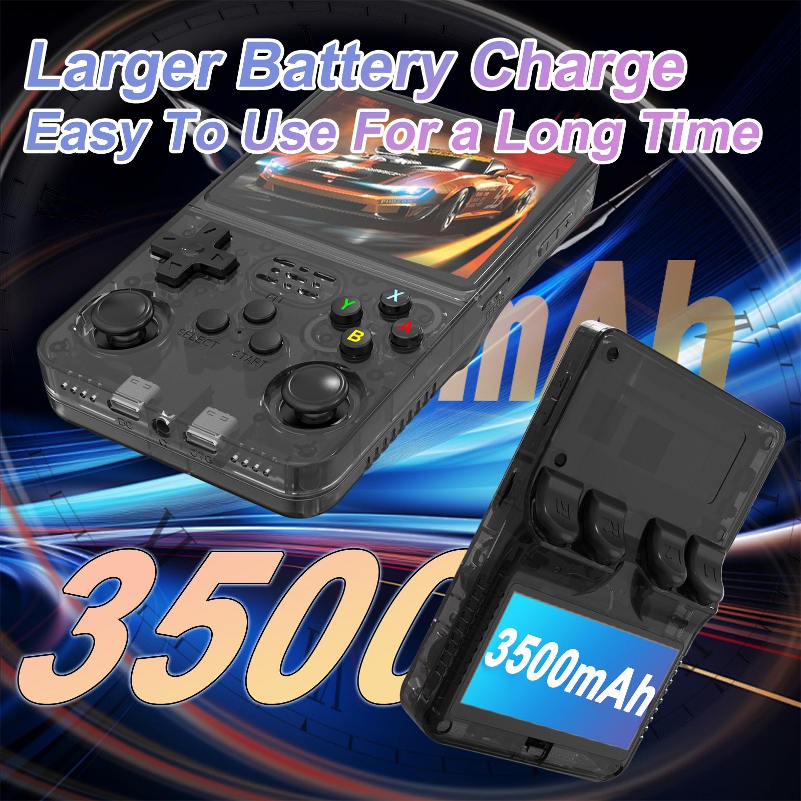 YLW GAMINJA Portable Handheld Game Console, Linux System with 3.5-Inch IPS HD Screen, Wireless Rechargeable Gaming Console for Travel