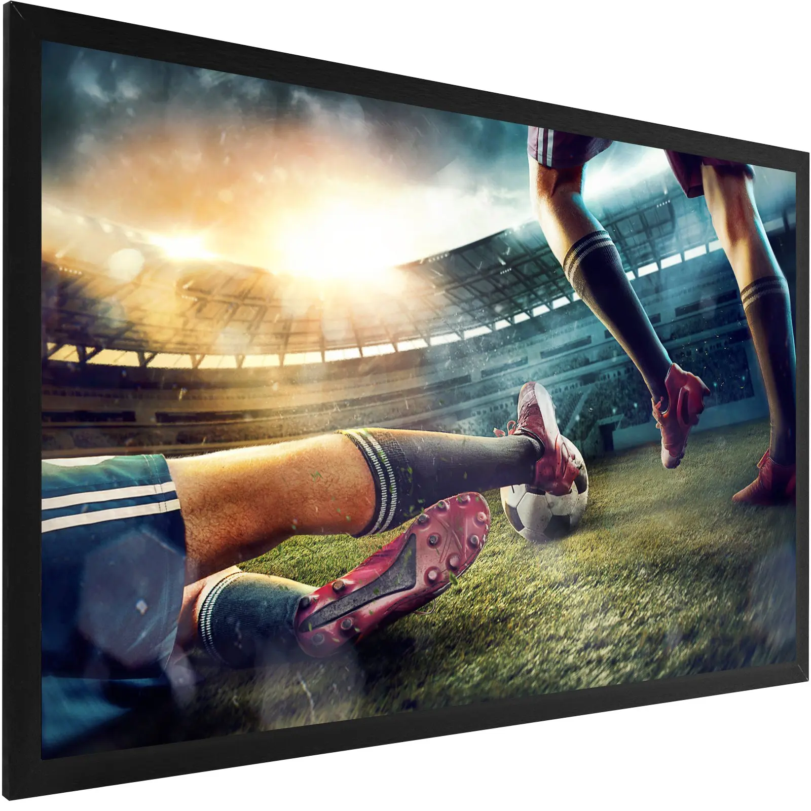 【Summerfinds】120" 16:9 Projector Screen Fixed Frame 4K HDTV Movie Theater 3D
