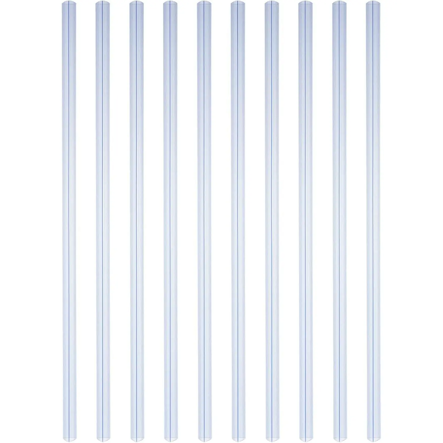 10pcs Slide Binders Loose-Leaf Clips Plastic Binding Bars for Documents, Sturdy Bookbinding Supplies for Office School and Projects