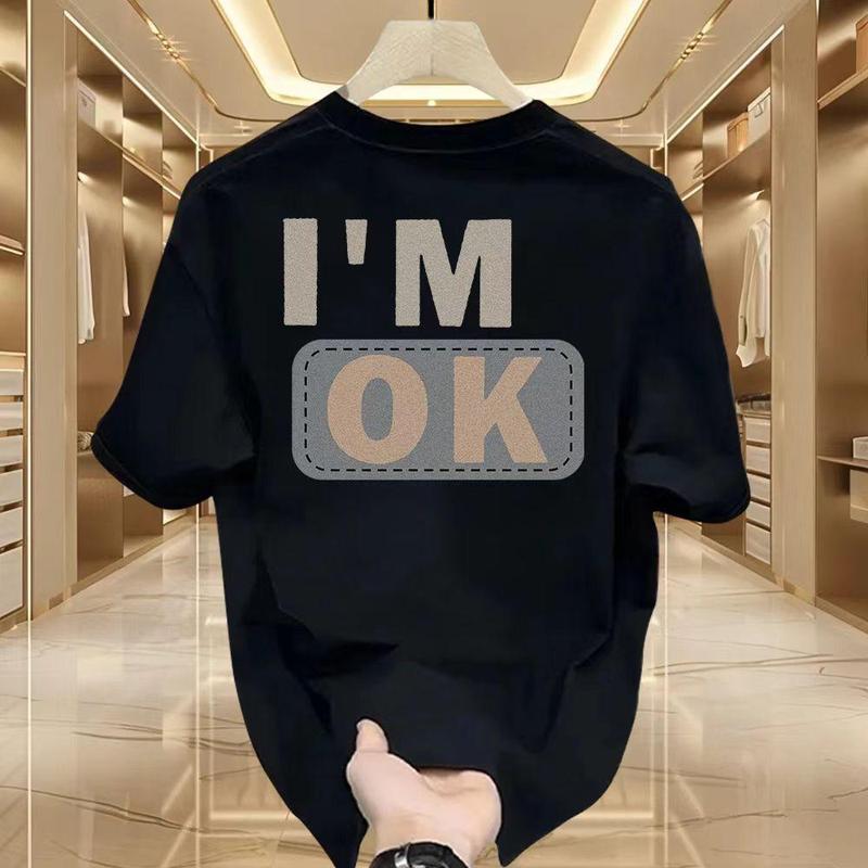 [Limited] 'I'M OK' T-shirt is Going Viral on TikTok Malaysia! Limited Stock, Unique Design With An OK Frame That's Instagrammable!