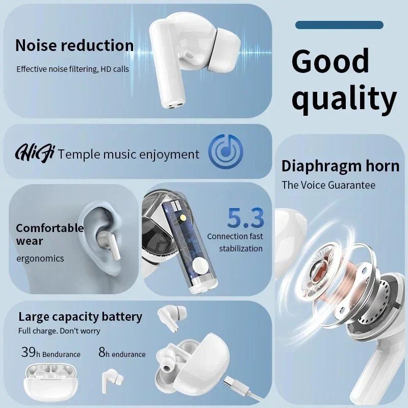 Original Bluetooth Earphones Wireless Bluetooth Headset Noise Cancelling Earbuds with Mic Wireless Headphones