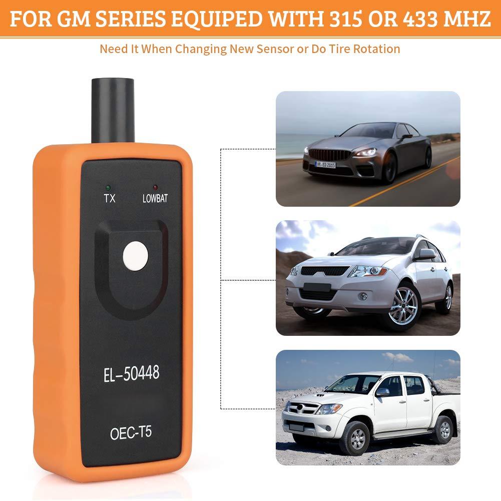 50448 TPMS Reset Tool for GM Tire Pressure Monitor Sensor TPMS Relearn Tool for Buick Chevy Cadillac GMC Series Vehicles 2024 Edition OEC T5