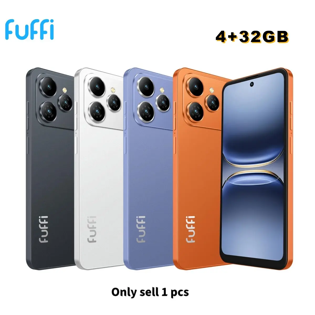 FUFFi-M17 PRO Fashion Smartphone, 6.56-inch HD Display, 4GB RAM + 32GB ROM, 3100mAh Battery, 5+13MP Dual Cameras, Dual SIM Dual Standby, Expandable Storage, Android 10.0, 4G Network Unlock