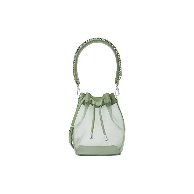 Charles & Keith Retro Woven PU Bucket Bag for Women – Multiple Colors