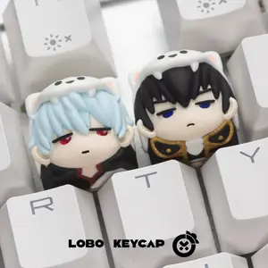 Gintama Sakata Gintoki Hijikata Toushirou Keycap Anime Character Merchandise R4 Esc Replacement Keyboard Accessory Single Keycap