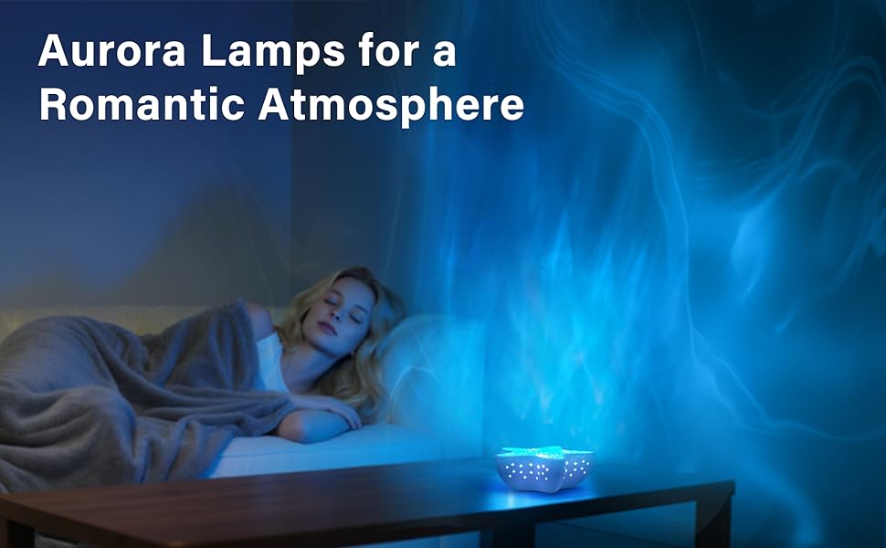 Submersible Northern Lights Projector - 8 Color Dynamic Ocean Wave Light, Star Shape Waterproof Light, for Pool Party, Outdoor Swimming, Camping Tent Light - Perfect Gift for Pool Lovers