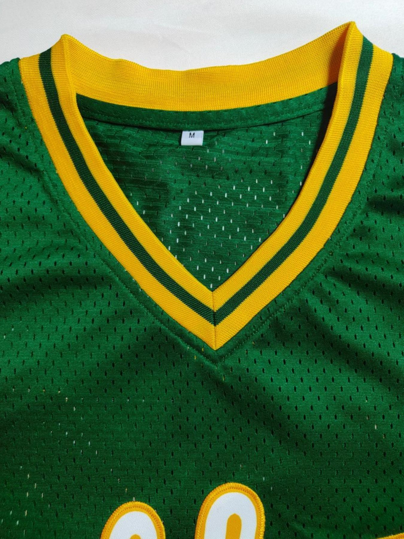 Men's Letter & Figure Embroidered Baseball Jersey, Jersey Shirt, Casual Short Sleeve V Neck Baseball Top for Summer, Men's Sportswear for Training & Competition