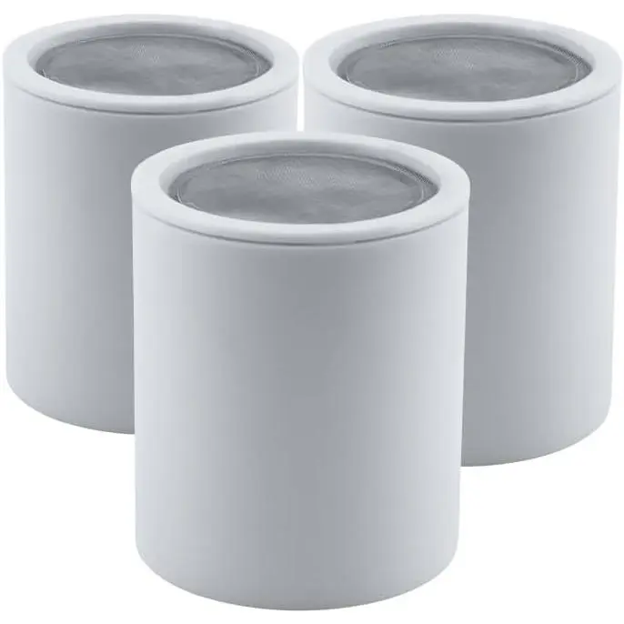 Aquabliss SFC220 Multi-Stage Shower Filter Cartridge 3-Pack - 2x Longer Lasting, High Output, Universal Fit for SF220/SF100, Reduces Chlorine & Toxins, Supports Ph Balance (6 Months Lifespan), Skin Health, Activated Carbon