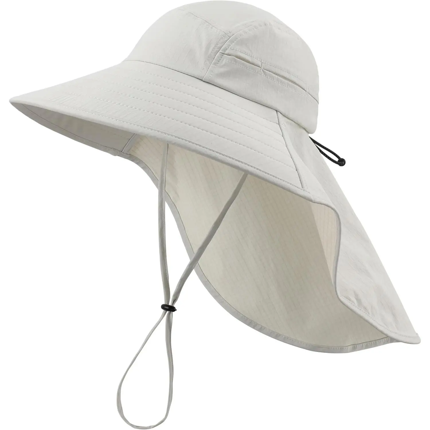 UPF 80+ Wide Brim Sun Hat with Neck Flap for Men and Women - Summer Beach UV Protection Gardening Fishing HatGift