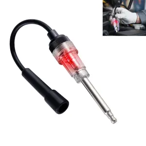 Spark Plug Tester with Indicator Lights, Spark Tester Small Engine for Check Ignition System, Universal Ignition Coil Tester Tool Accessories for Cars, Motorcycle, Lawn Mower