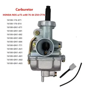 PZ20 20mm Carburetor For Honda CR75 CR80 XR80 XR80R CRF80 CRF80F Carb