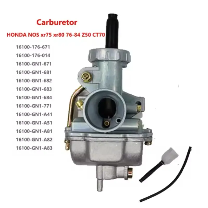 PZ20 20mm Carburetor For Honda CR75 CR80 XR80 XR80R CRF80 CRF80F Carb Replacement