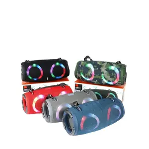 100W High-Power Portable Bluetooth Speaker with RGB Colorful Lights, Waterproof Wireless Subwoofer, 360° Stereo Surround, TWS, FM Boombox, Mobile Compatibility, Auxiliary Input